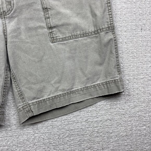 VTG Hook Tackle Shorts Size 38 Grey/off-White High Rise Cargo Fishing Outdoors - Picture 5 of 13